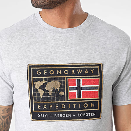 Geographical Norway - Camiseta Jofoten Gris Intenso