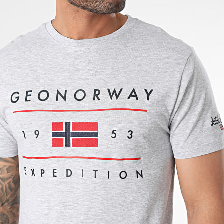 Geographical Norway - Camiseta Jezolo Gris Intenso