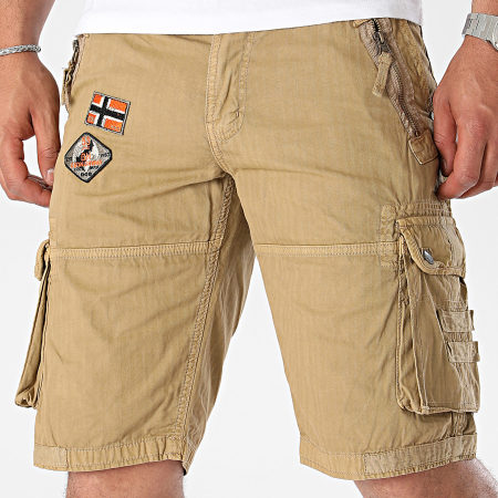 Geographical Norway - Beige Cargo Korte Broek