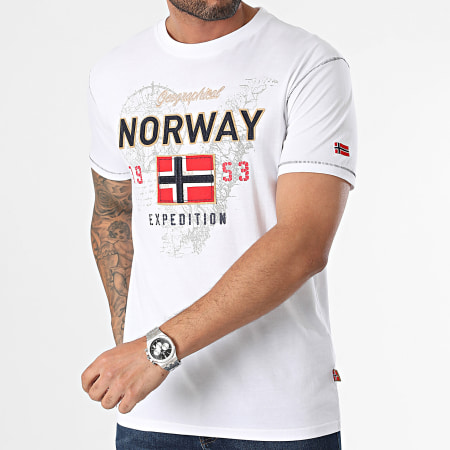 Geographical Norway - Juitre Wit T-shirt