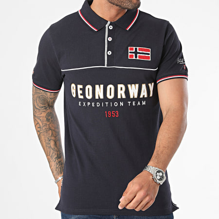 Geographical Norway - Polo de manga corta Kerato azul marino