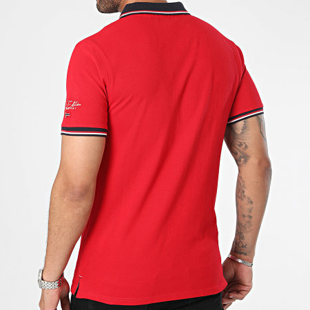 Geographical Norway - Polo Manches Courtes Kerato Rouge