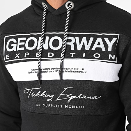 Geographical Norway - Zwarte Hoodie