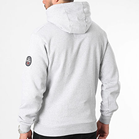 Geographical Norway - Sweat Capuche Gris Chiné