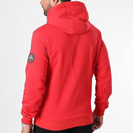 Geographical Norway - Sweat Capuche Rouge