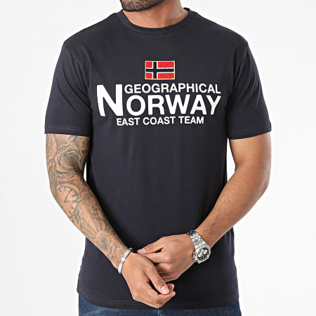 Geographical Norway - Tee Shirt Jacky Bleu Marine