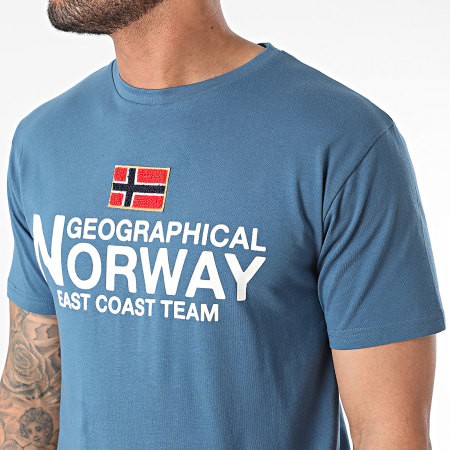 Geographical Norway - Tee Shirt Jacky Bleu