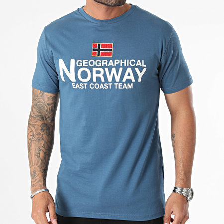 Geographical Norway - Tee Shirt Jacky Bleu