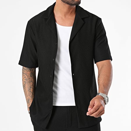 MTX - Ensemble Chemise Manches Courtes Et Short Jogging Noir