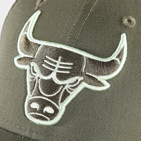 New Era - Cappello Trucker Chicago Bulls 60503605 Verde cachi