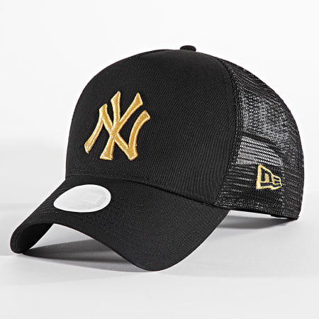 Casquette New Era 59 Fifty DCSHOES Noir - Logo Brodé Doré - Taille 7 1/4 (57.7cm) - Vintage