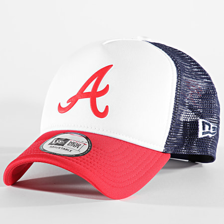 New Era - Atlanta Braves Trucker Cap 60503530 Wit Rood Blauw Marine