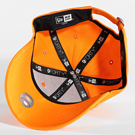 New Era - Gorra infantil 9 Forty LA 60503640 Naranja Blanco