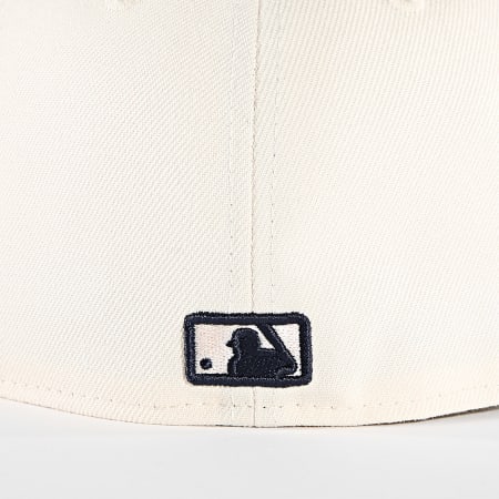 New Era - Casquette Fitted 59 Fifty NY 60503460 Beige Noir