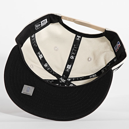 New Era - 9 Cincuenta Brooklyn Nets Snapback Cap 60503440 Beige Negro