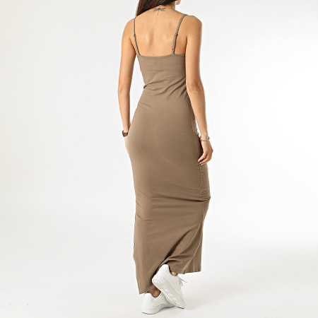 Only - Maxi abito Angeel Beige Donna