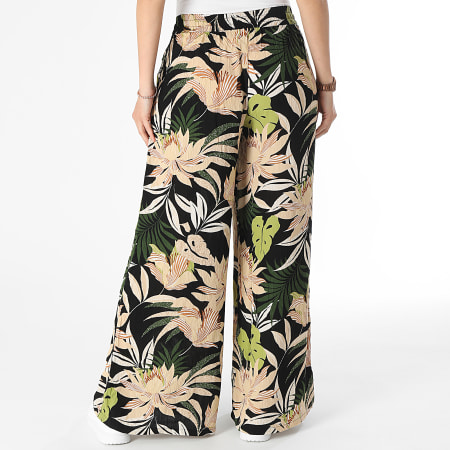 Only - Bree Life Pantalones Flare Mujer Negro Verde Beige Floral