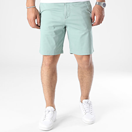 Selected - Pantaloncini Chino Regular Bill Verde chiaro