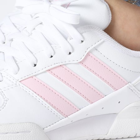 Adidas Originals - Baskets Femme Team Court 2 STR ID6632 Footwear White Clear Pink