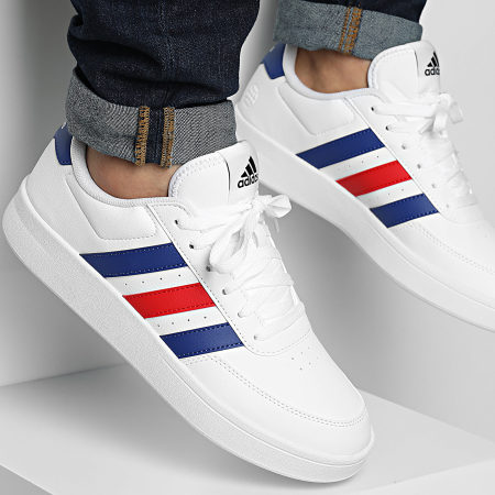 Adidas Sportswear - Breaknet 2.0 Footwear White Semi Lucid Blue Better Scarlet Sneakers