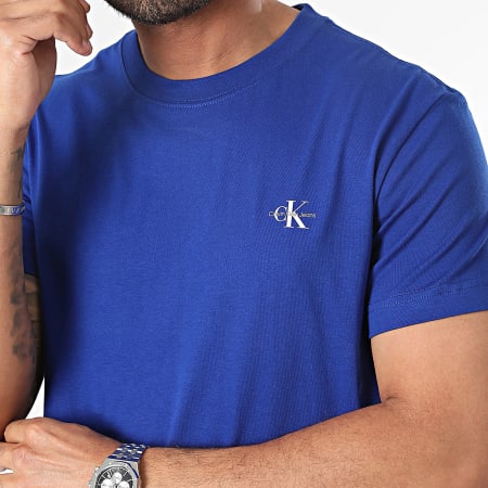 Calvin Klein - Lote de 2 camisetas 0199 Verde claro Azul real