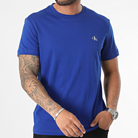 Calvin Klein - Lote de 2 camisetas 0199 Verde claro Azul real