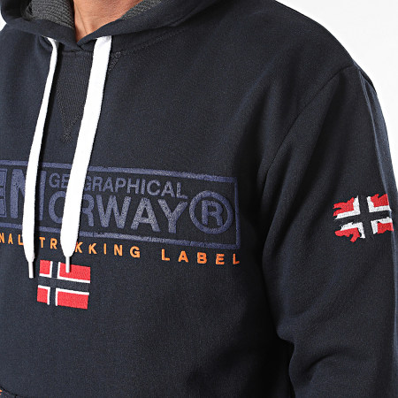 Geographical Norway - Marineblauwe Hoodie