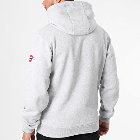 Geographical Norway - Sweat Capuche Gris Chiné