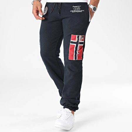 Pantalon Jogging Geographical Norway Homme - Confort Coton/polyester, Pour Sport, Détente Et Quotidien