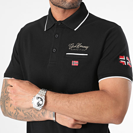 Geographical Norway - Polo de manga corta Kara Negro