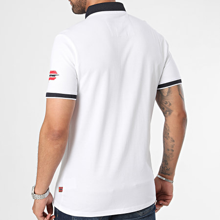 Geographical Norway - Polo Manches Courtes Kara Blanc