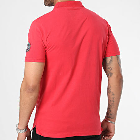 Geographical Norway - Kancre Polo Korte Mouw Rood