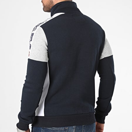 Geographical Norway - Navy sweatshirt met rits