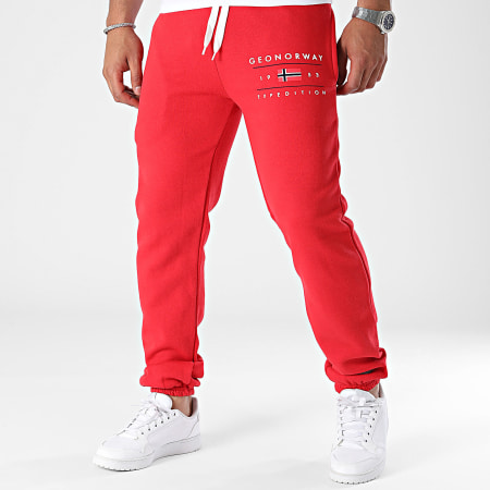 Geographical Norway - Pantalones de chándal rojos