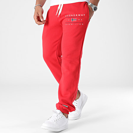 Geographical Norway - Pantalon Jogging Rouge