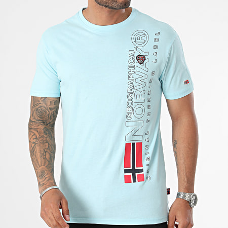 Geographical Norway - Lichtblauw T-shirt