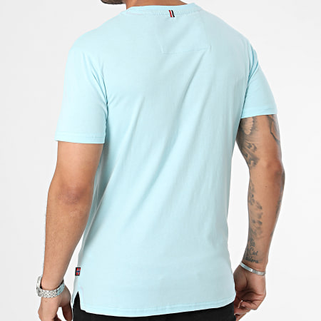 Geographical Norway - Tee Shirt Bleu Clair