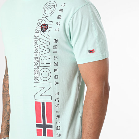 Geographical Norway - Camiseta verde claro
