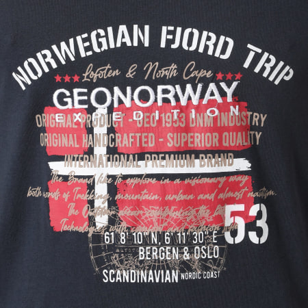 Geographical Norway - Canotta blu navy