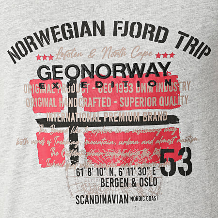 Geographical Norway - Débardeur Gris Chiné