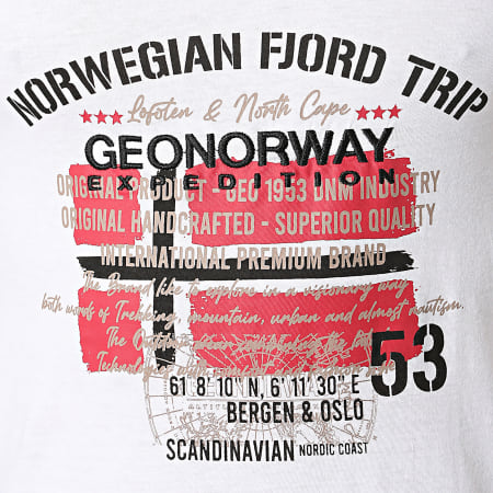 Geographical Norway - Débardeur Blanc