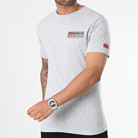 Geographical Norway - Tee Shirt Gris Chiné