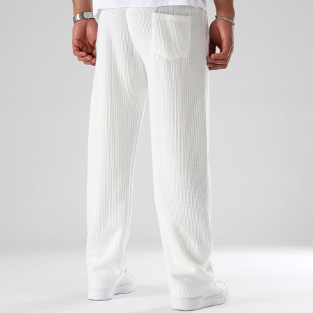 LBO - Textured Knitted Jogging Pants 1229 Blanco
