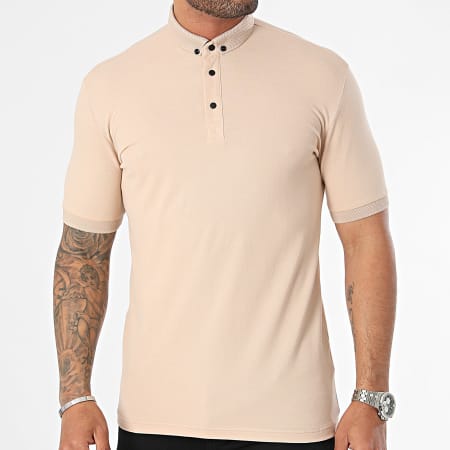 Mackten - Polo de manga corta Beige