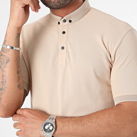 Mackten - Poloshirt met korte mouwen Beige