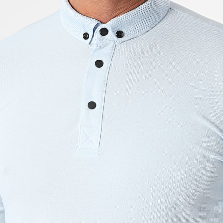 Mackten - Poloshirt met korte mouwen lichtblauw