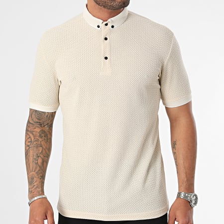 Mackten - Poloshirt met korte mouwen Beige