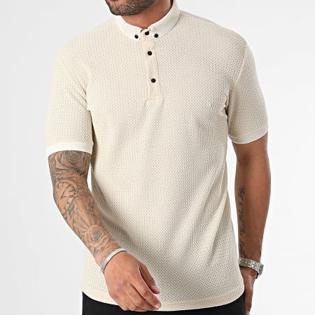 Mackten - Poloshirt met korte mouwen Beige