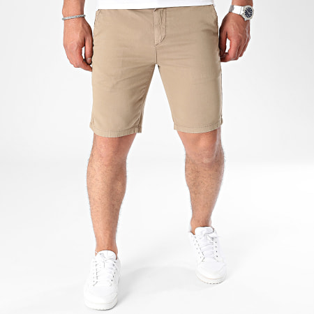 Mackten - Short Chino Vert Kaki