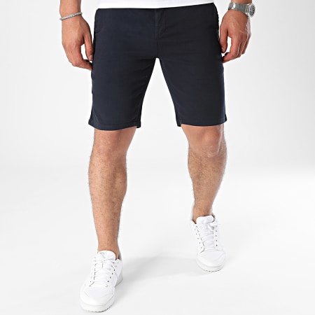 Mackten - Pantaloncini Chino blu navy